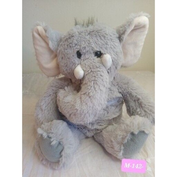 Aroma Home Toys Aroma Home Elephant Grey Plush Stuffed Animal Toy 5